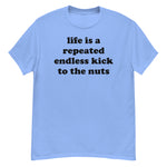 Life Is A Repeated Endless Kick To The Nuts - Oddly Specific Meme T-Shirt