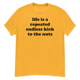 Life Is A Repeated Endless Kick To The Nuts - Oddly Specific Meme T-Shirt