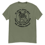 If She's Your Girl Why Is She Answering My Riddles Three? - Oddly Specific Meme, Sphinx T-Shirt