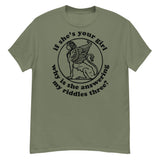 If She's Your Girl Why Is She Answering My Riddles Three? - Oddly Specific Meme, Sphinx T-Shirt