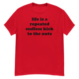 Life Is A Repeated Endless Kick To The Nuts - Oddly Specific Meme T-Shirt