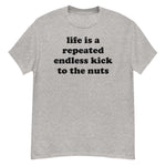 Life Is A Repeated Endless Kick To The Nuts - Oddly Specific Meme T-Shirt