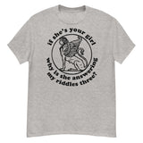 If She's Your Girl Why Is She Answering My Riddles Three? - Oddly Specific Meme, Sphinx T-Shirt