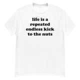 Life Is A Repeated Endless Kick To The Nuts - Oddly Specific Meme T-Shirt