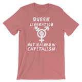 Queer Liberation Not Rainbow Capitalism LGBTQ Symbol (Multicolor) - LGBT, Socialist, Anti Capitalist T-Shirt