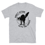 Direct Action Gets The Goods - IWW Sabo-Tabby, Labor Union, Leftist T-Shirt