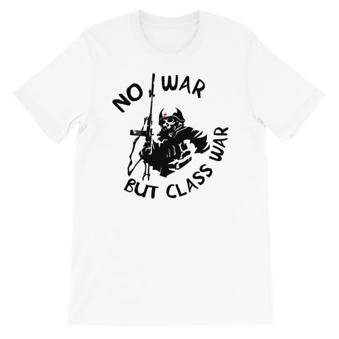 No War But Class War Skeleton - Anti Imperialism, Anti War, Socialist T-Shirt