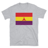 International Brigades Flag - Socialist, Spanish Civil War, Revolutionary Catalonia T-shirt