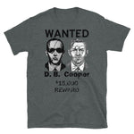 DB Cooper Wanted Poster - Criminal, FBI, Plane Hijacking, Unsolved, Robbery T-Shirt