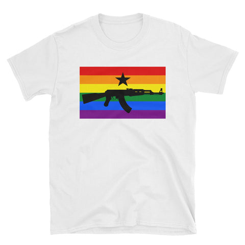 AK47 Pride - LGBTQ Pride Flag T-Shirt