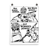 Worker's Power - Refinished Socialist Propaganda Poster
