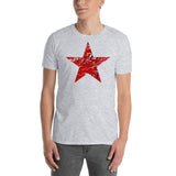Faded Red Star - Socialist, Leftist, Communist T-Shirt