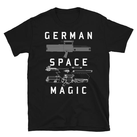 German Space Magic - Gun Meme, Funny, G11, Blueprint, Firearm, Gun Owner T-Shirt