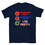 LAN Party - PC Gaming, Meme, Democratic Party, Republican Party T-Shirt