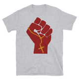 Liberation Theology Raised Fist - Radical Christianity, Christian, Protest, Social Justice, Leftism, Socialism T-Shirt