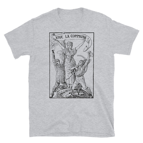 Vive La Commune Walter Crane - Historical, Paris Commune, Socialist, Leftist T-Shirt
