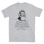John Brown's Last Words - Abolitionist, Harpers Ferry, Historical T-Shirt