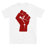 Red Raised Fist - Punk, Radical, Revolution, Leftist, Socialist, Anarchist, Social Justice T-Shirt