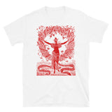 A Garland For May Day Red - Refinished Walter Crane, Socialist, Socialism, Leftist, Anarchist, Labor Rights T-Shirt