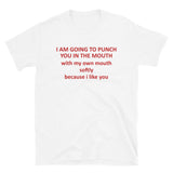 Going To Punch You In The Mouth With My Mouth - Oddly Specific, Meme T-Shirt