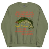 Worst Day Of Fishing Beats The Best Day Of Court Ordered Anger Management - Fishing, Meme, Oddly Specific Sweatshirt