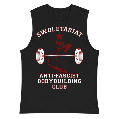 Swoletariat Bodybuilding Club - Socialist, Leftist, Anti-Fascist Muscle Shirt