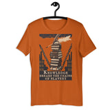 Knowledge Breaks The Chains Of Slavery Translated - Soviet Propaganda, Literacy, USSR, Communist T-Shirt