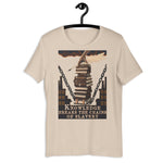 Knowledge Breaks The Chains Of Slavery Translated - Soviet Propaganda, Literacy, USSR, Communist T-Shirt