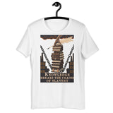 Knowledge Breaks The Chains Of Slavery Translated - Soviet Propaganda, Literacy, USSR, Communist T-Shirt