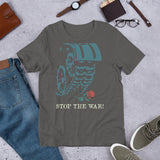 Stop The War! Translated - Soviet Propaganda, Anti War, Anti Imperialist T-Shirt