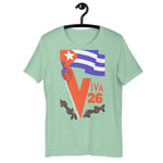 Viva 26 - Cuban Revolution, Historical Propaganda, Socialist Reproduction T-Shirt