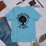 Climate Change Is Real Raised Fist - Environmentalism, Global Warming, Save The Earth, Eco-Socialism, Leftist T-Shirt