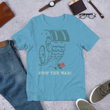 Stop The War! Translated - Soviet Propaganda, Anti War, Anti Imperialist T-Shirt