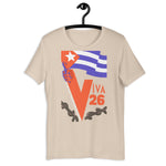 Viva 26 - Cuban Revolution, Historical Propaganda, Socialist Reproduction T-Shirt