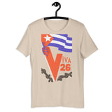 Viva 26 - Cuban Revolution, Historical Propaganda, Socialist Reproduction T-Shirt